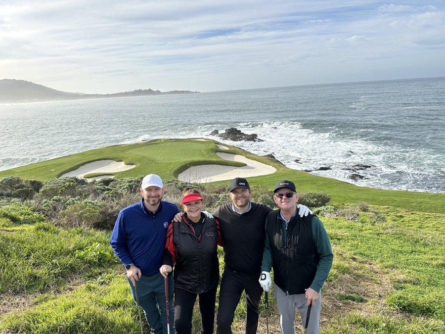 Golfing